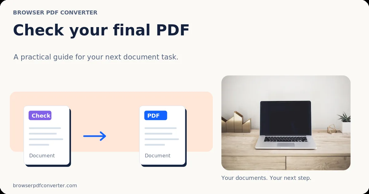 Compara PDF Versions abans de l'Approval final