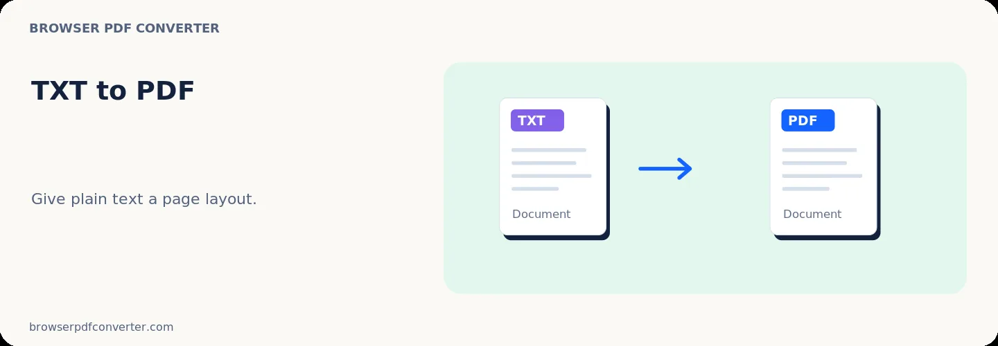 TXT to PDF workspace reference