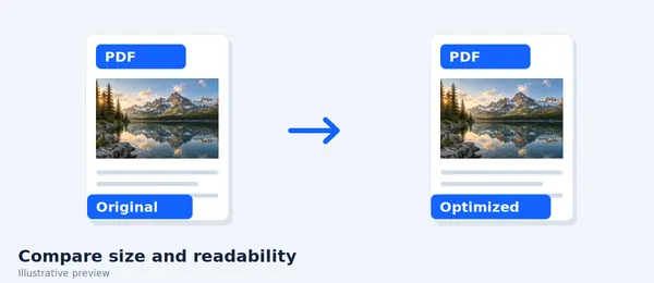 Compress PDF card
