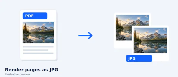 PDF to JPG card
