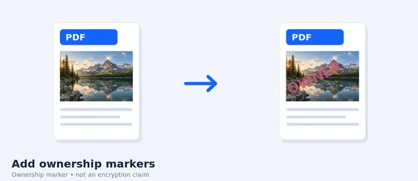 Protect PDF card